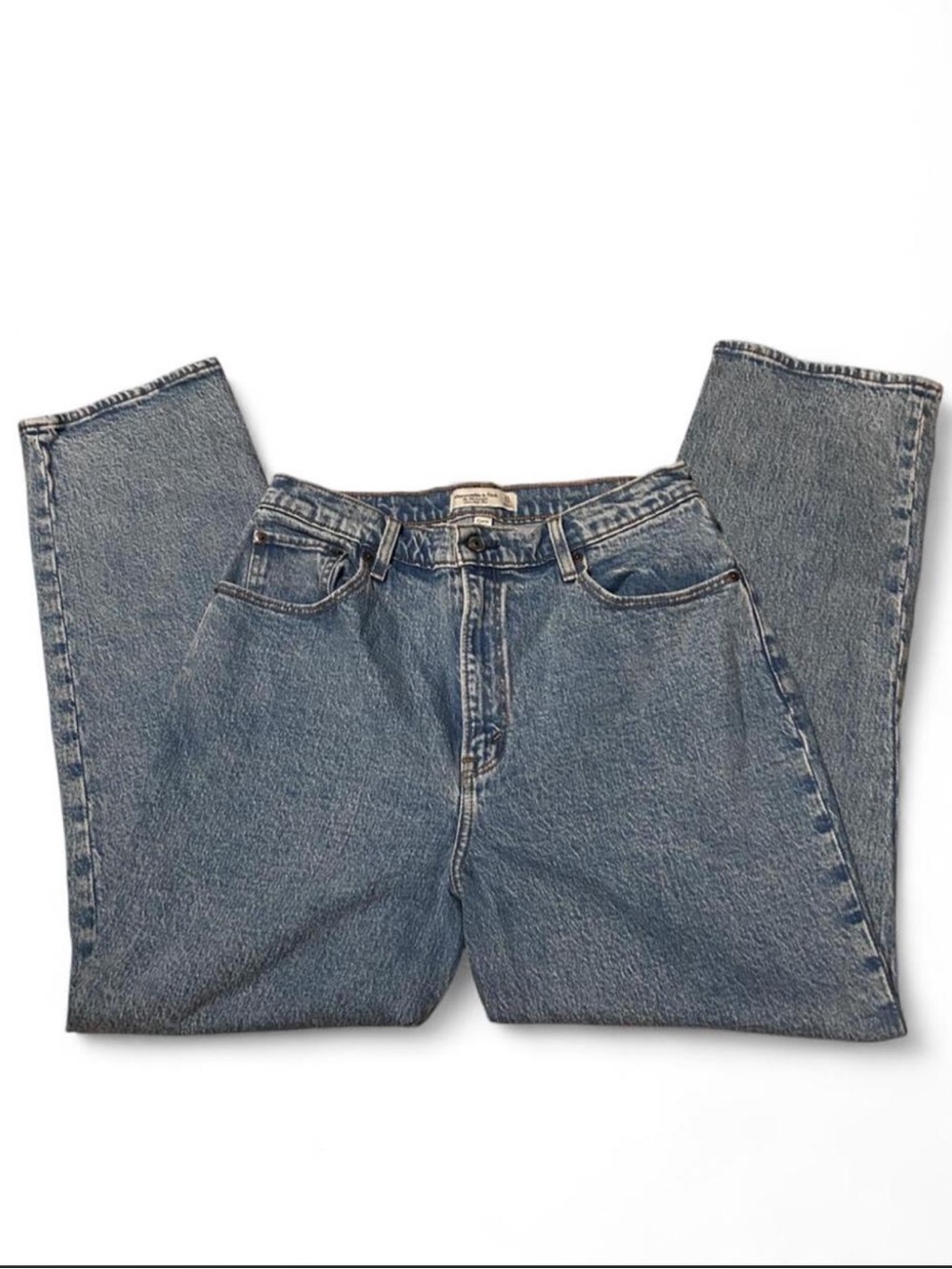 Abercrombie and Fitch the 90s straight ultra high rise curve love jeans